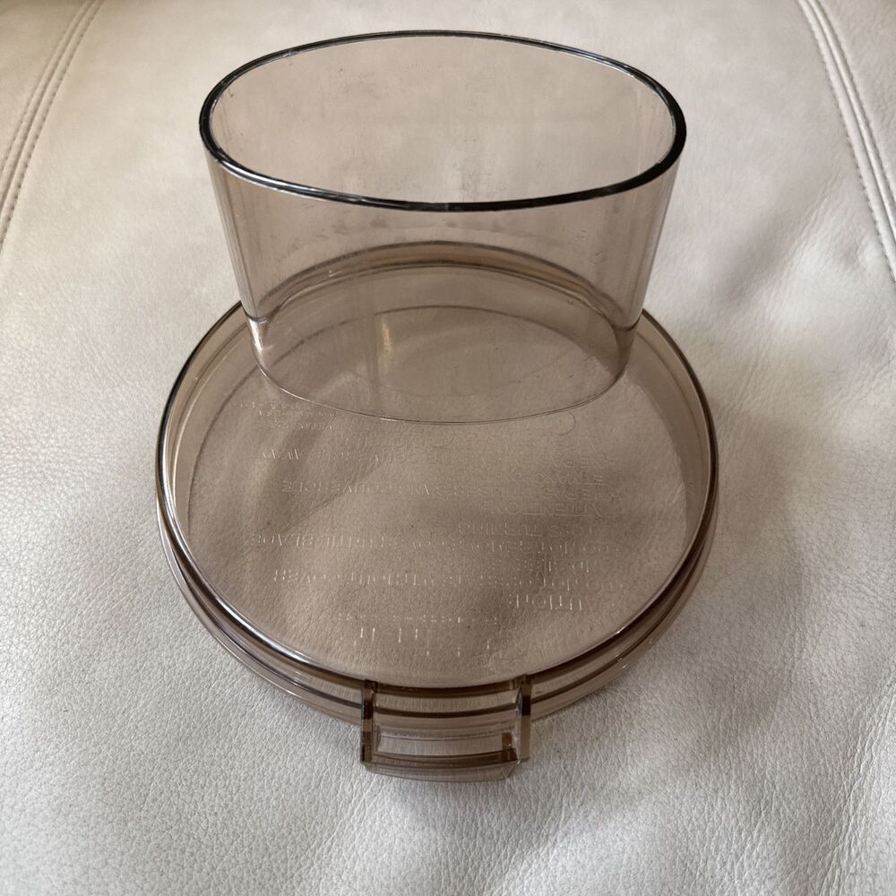 Cuisinart DLC-10E CFP-4 5 5A 9 Wide Mouth LID TOP COVER Amber Replacement Part